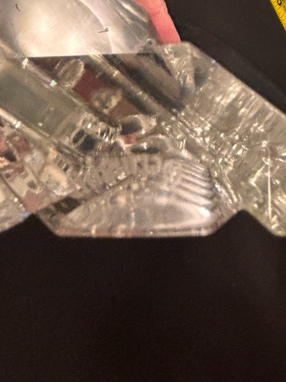 Waterford Crystal Mantel Clock with Gold Trim Vintage Grandmillennial - Picture 7 of 7